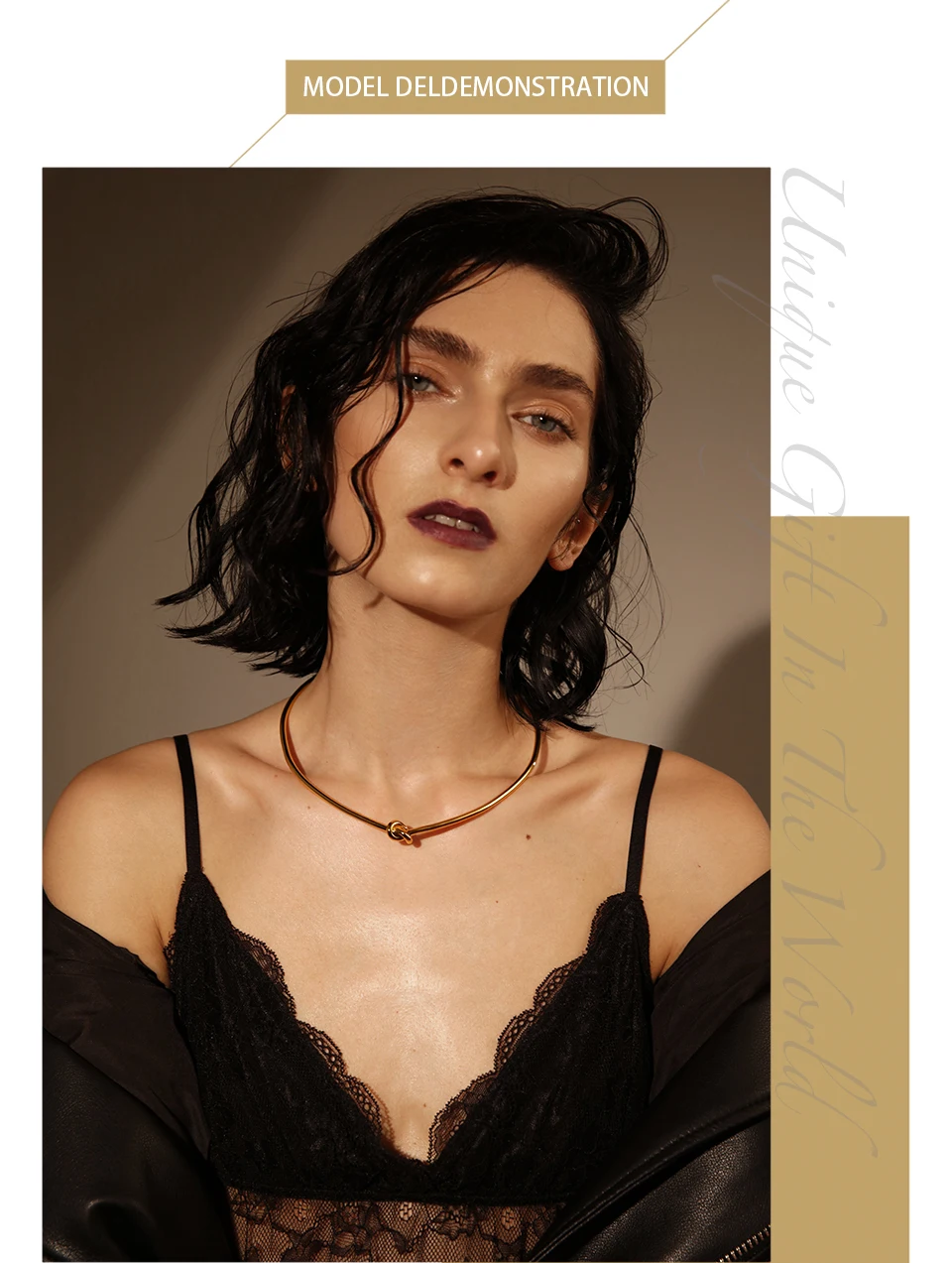 EnFashion, ожерелье-чокер с узлом из веревки, женское ожерелье золотого цвета, s подвески, чокеры, ожерелье, массивное ювелирное изделие, колье P9076