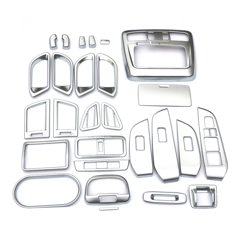 

Панели для автомобильных оконных подъемников, рама для выхода кондиционера, дверная ручка, декор для Subaru Outback BS BT 2015-2020, аксессуары для интер...