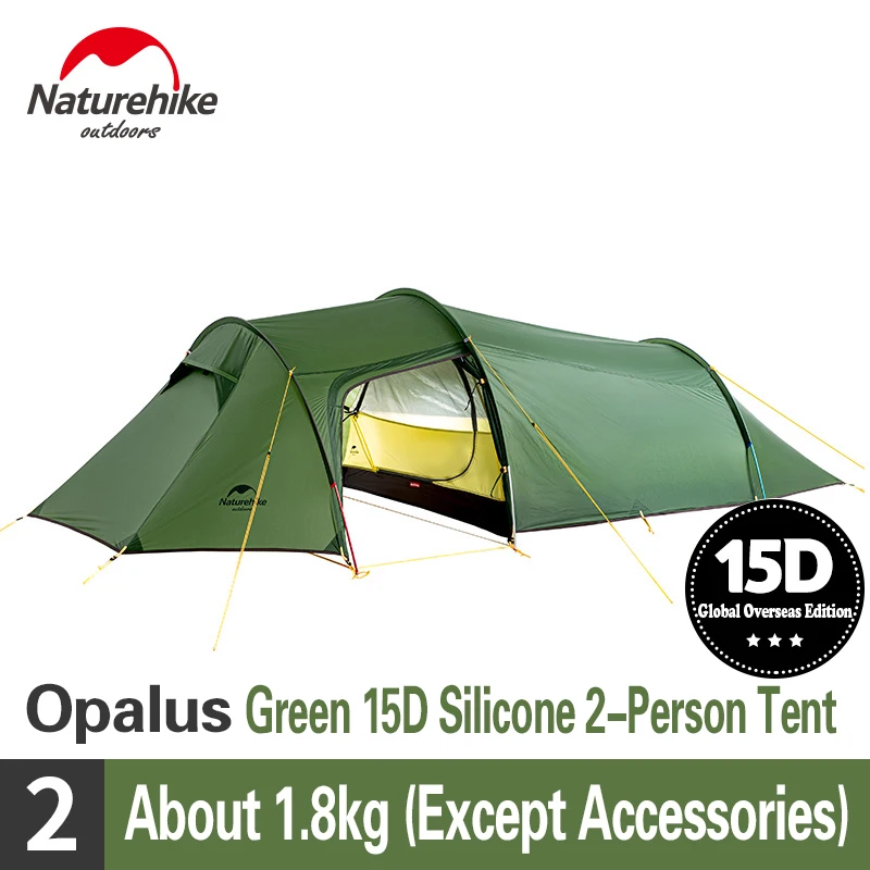 Nturehike Новый Opalus туннельный туристический тент для 2 4 человек Сверхлегкий