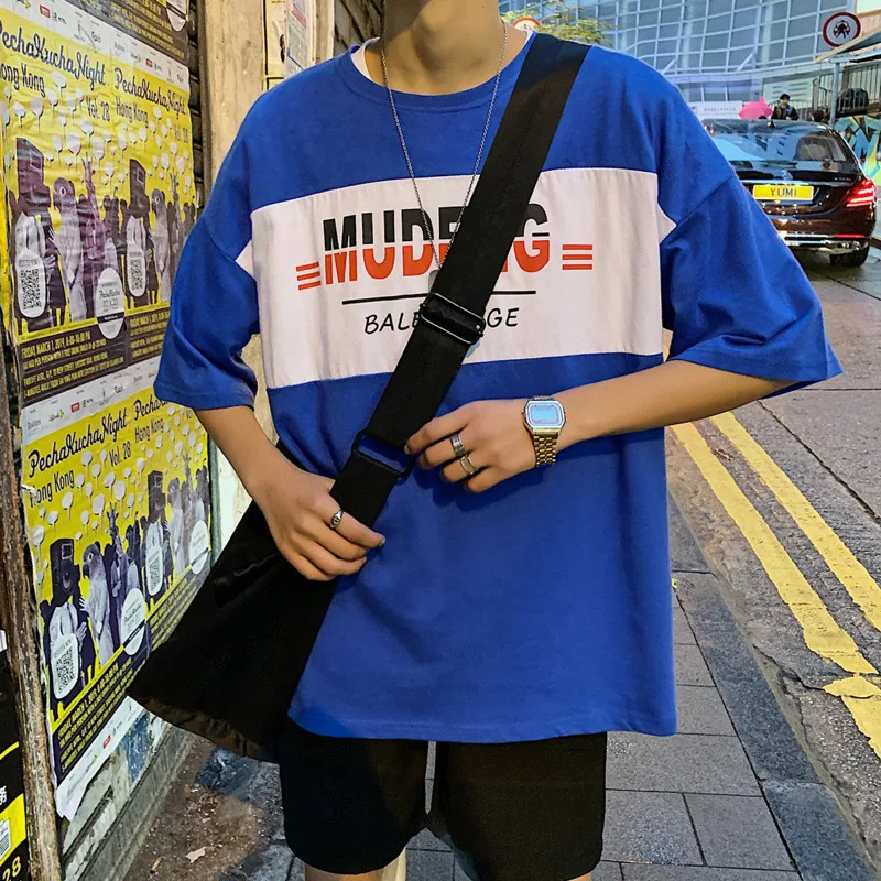 Летняя футболка с короткими рукавами и принтом от бренда Tide модная повседневная