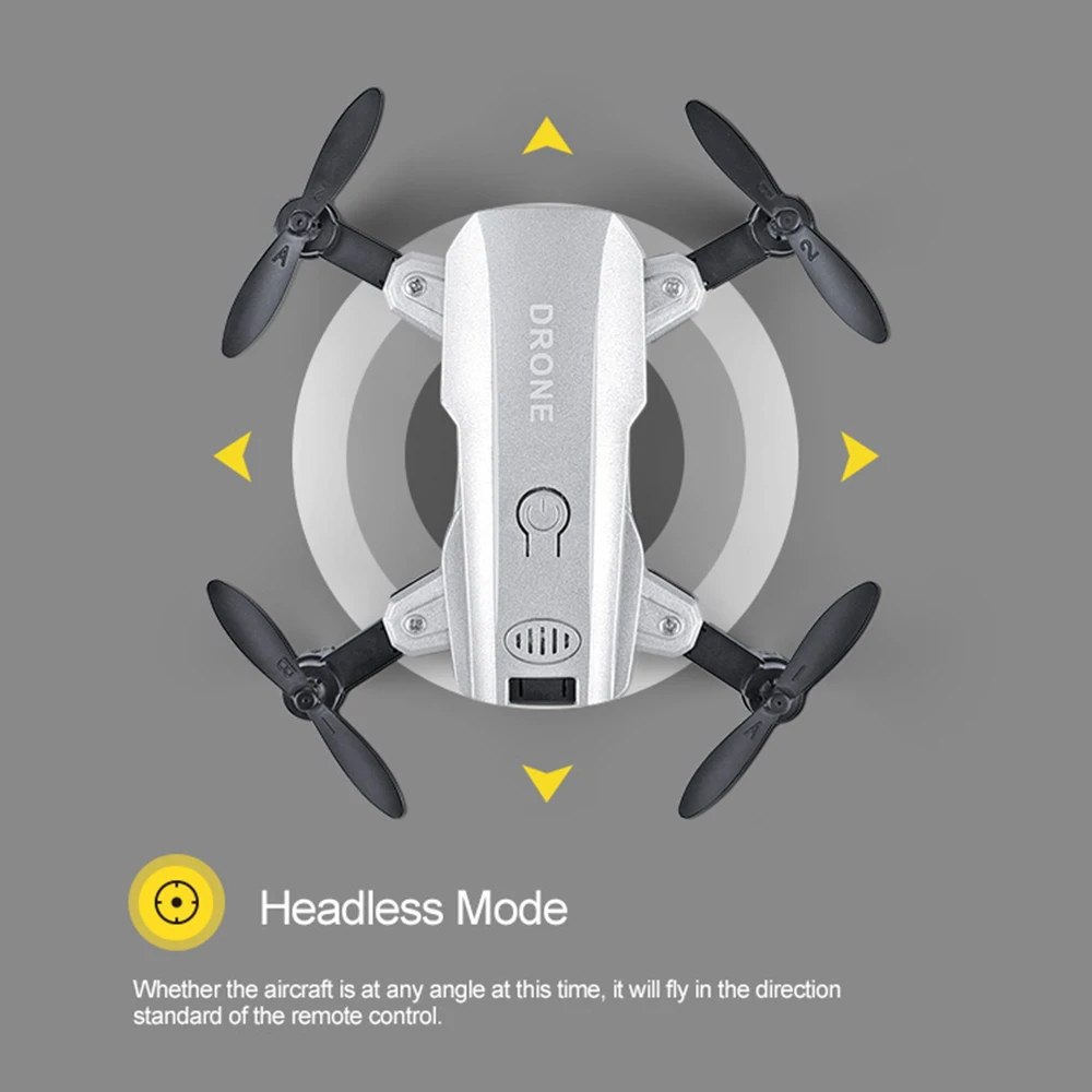 Супер Мини Дрон камера HD 1080P Wifi FPV складной высоты держать 3D ролл RC вертолет селфи