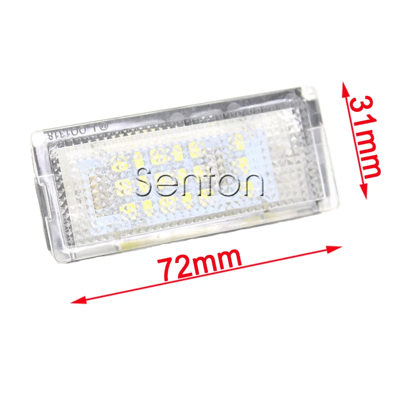 1 пара Автомобильный светодиодный номерной знак светильник дневные ходовые огни