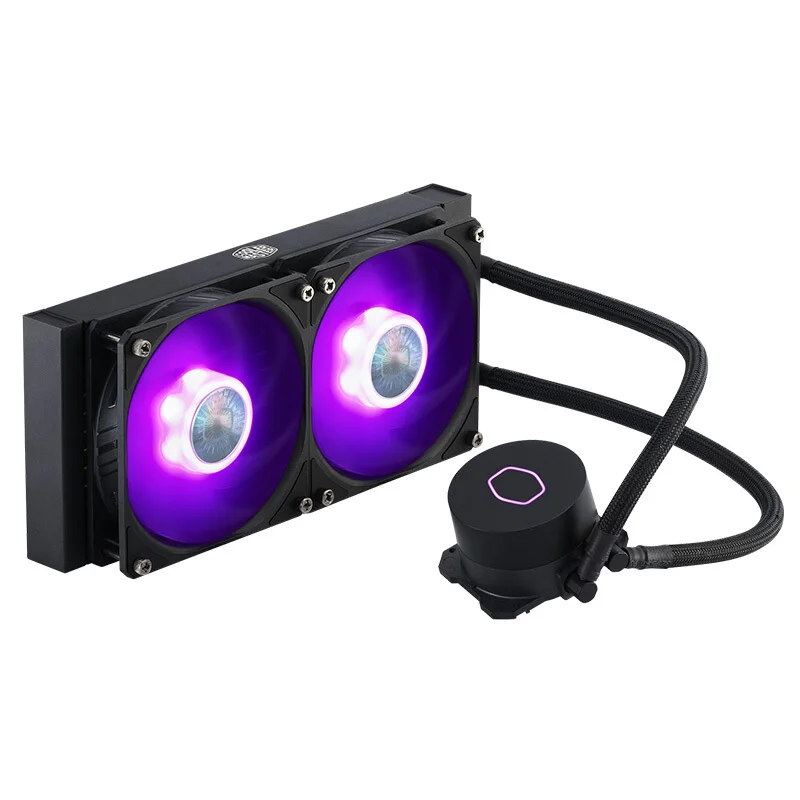 

CoolerMaster B240 RGB CPU Liquid Radiator For i9 2066 AM4 Dual-Chamber Water Pump Micro-Channel Design RGB Fan 12V 4Pin/4Pin PWM