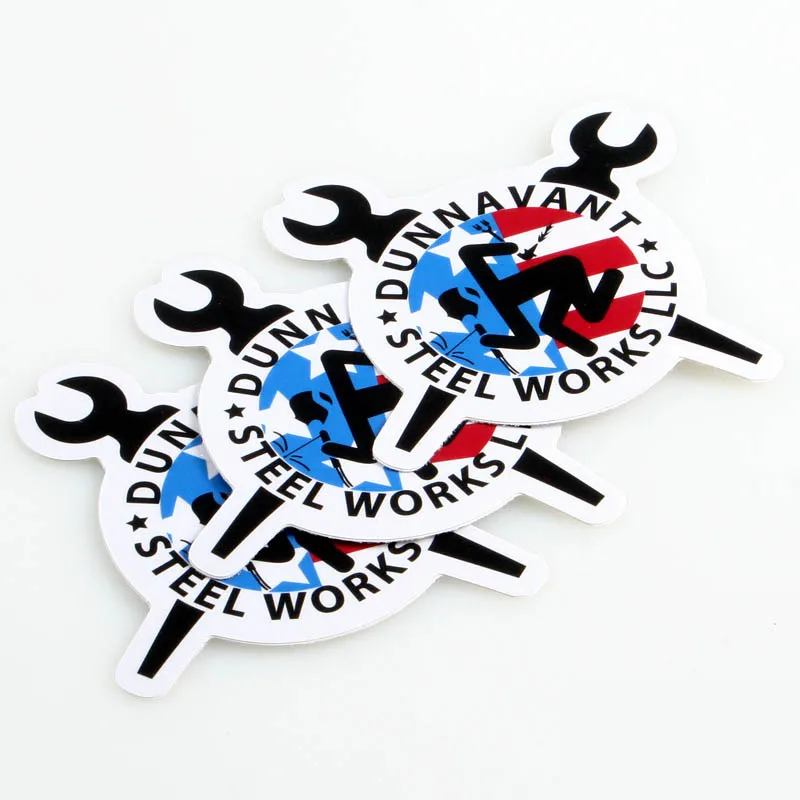 Пользовательская Водонепроницаемая виниловая высекающая наклейка ПЭТ клейкая