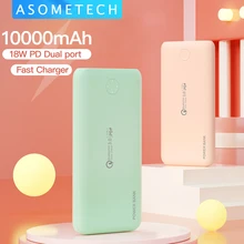 Power Bank 10000mAh Portable Charger External Battery PowerBank 10000 mAh PD Two-way Fast Charging PoverBank for iPhone Xiaomi