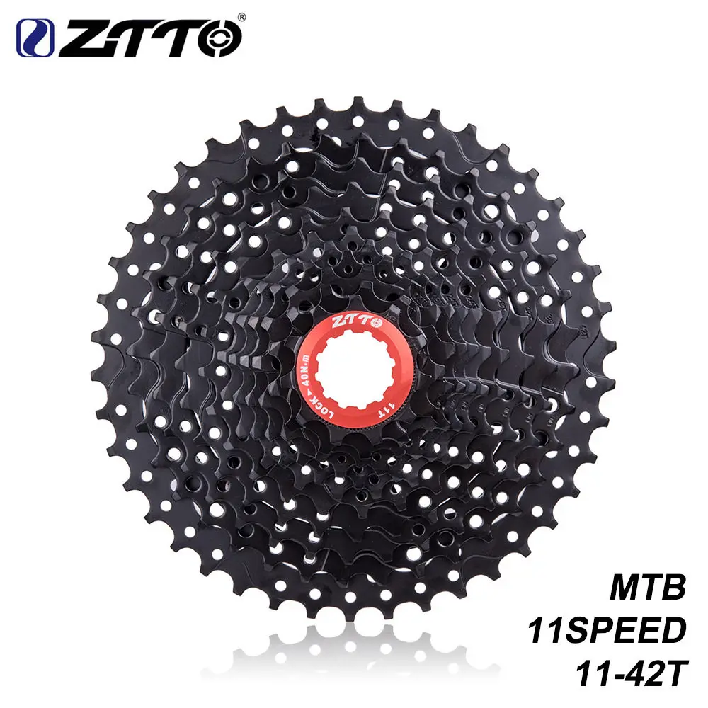 

MTB 11 Speed Cassette 11s 11 - 42T Wide Ratio 11v Freewheel Mountain Bike Sprocket Higher Strength Durability Bicycle Parts