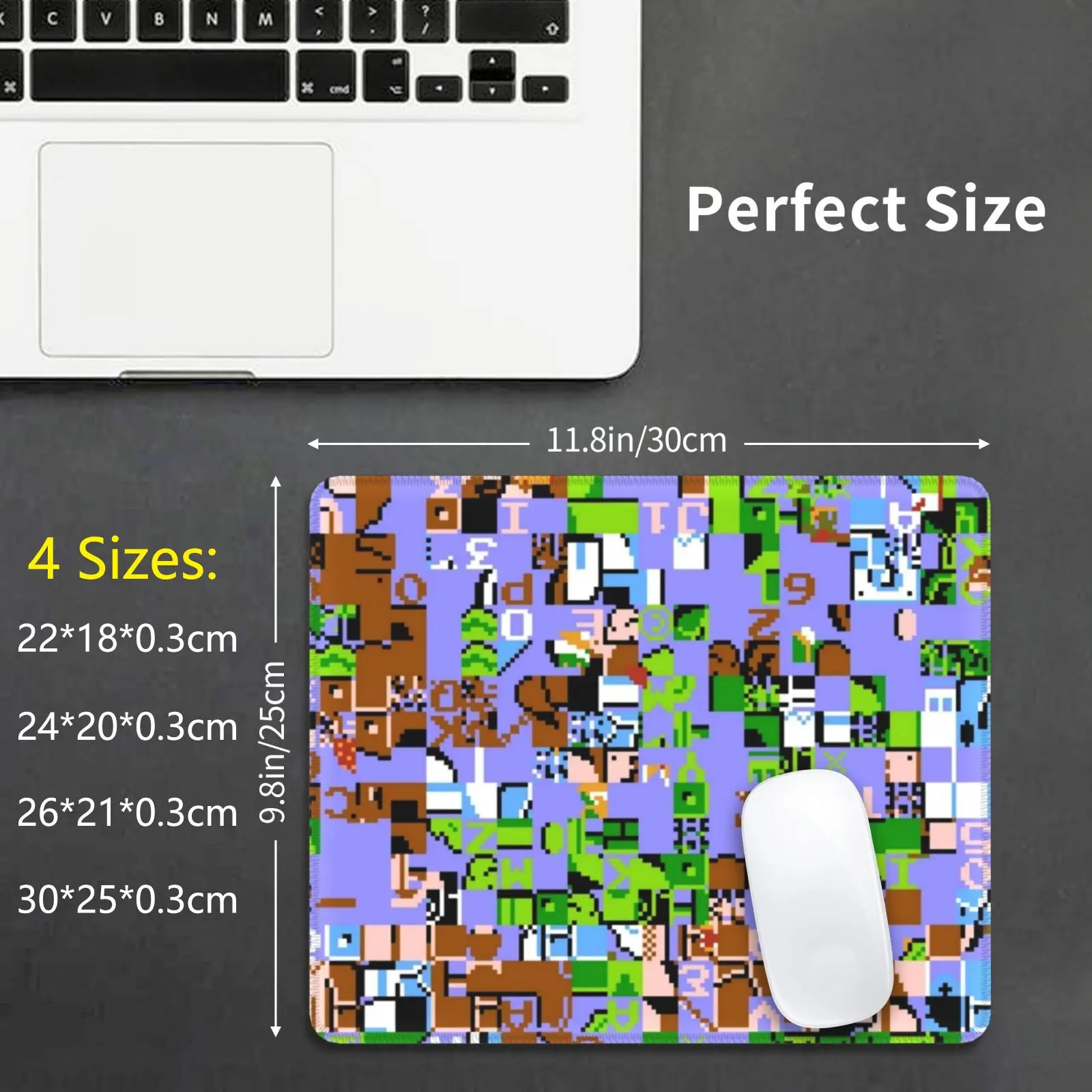 World 1-1 коврик для мыши 3140 пикселей Art Nintendo Glitch 8bit Pixel Geek Games Nes Pixelart - купить по