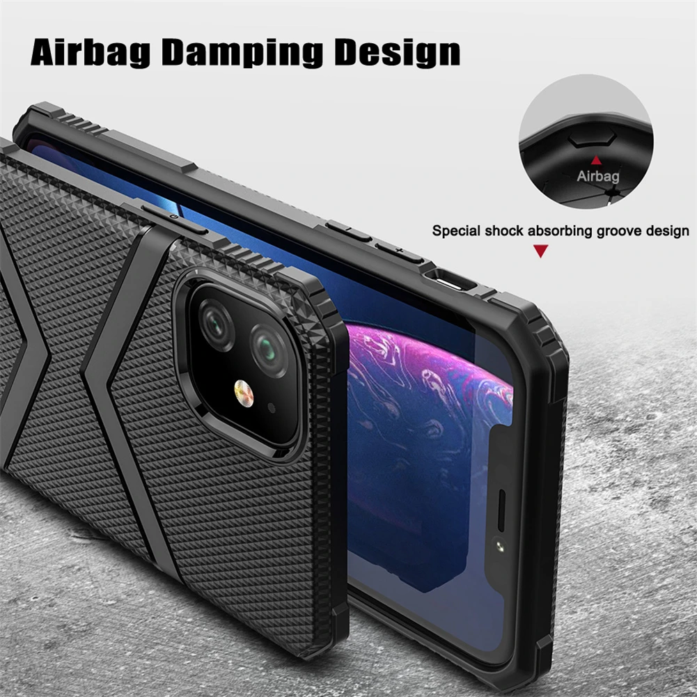 Jetjoy Luxury Heavy Duty Protection For Apple iPhone 11 Pro Max Case Ringke Shockproof Cover Back Shell |