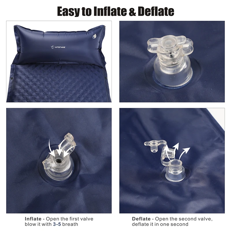 Сверхлегкий надувной коврик для сна Hitorhike на осень и зиму матрас уличная Подушка