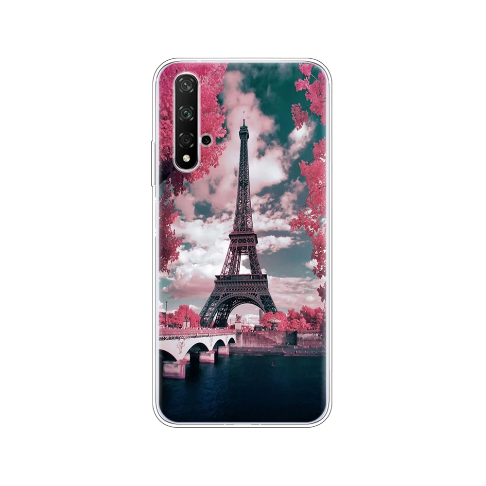 Чехол на Honor 20, силиконовый чехол на заднюю панель, чехол для телефона Huawei Honor 20 Pro Lite Honor20, YAL-L21, YAL-L41, роскошный мультяшный рисунок