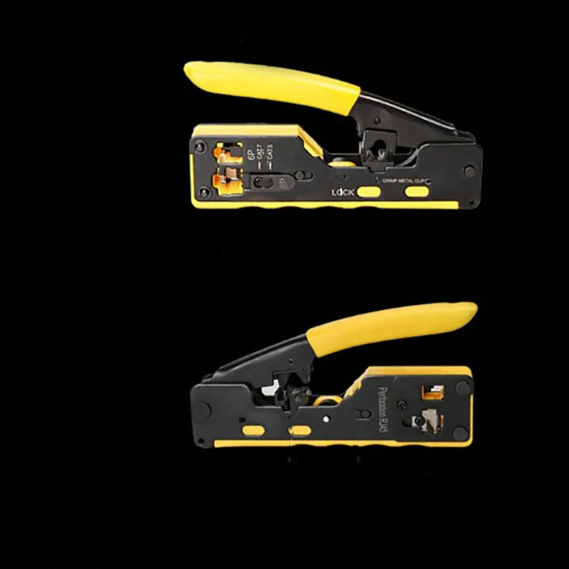 

for RJ45 Tool Network Crimper Cable Crimping Tools for RJ45 Cat7 Cat6 Cat5 RJ11 RJ12 Modular Plugs Metal Clips Pliers
