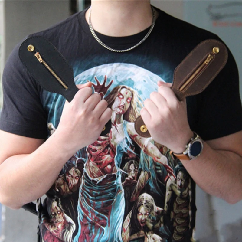 Складной кошелек для монет на молнии мужчин и женщин уличный полезный