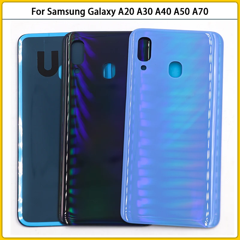 Пластиковая Задняя Крышка батарейного отсека для Samsung Galaxy A20 A30 A40 A50 A70 A205 A305 A405 A505