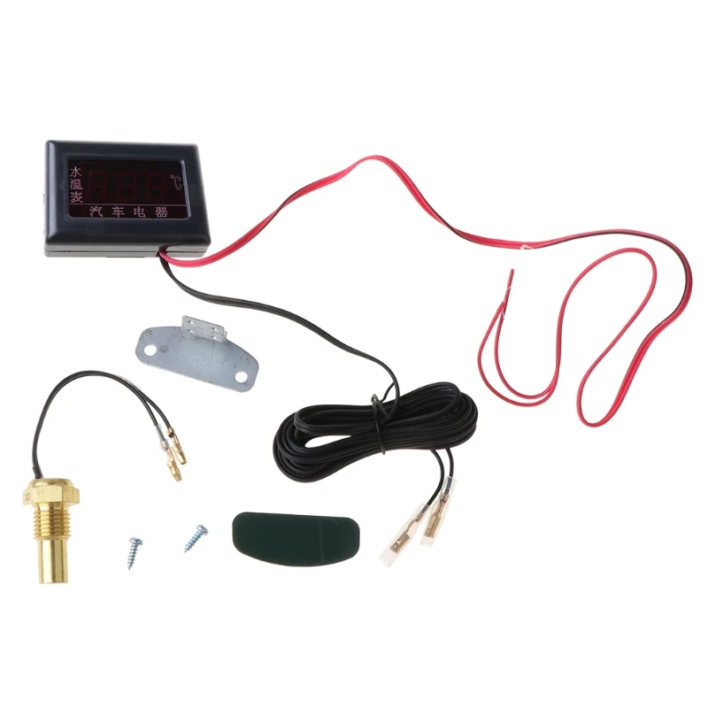 

12/24 В Автомобильный цифровой датчик температуры воды 10/12/14/16/17/21 мм Универсальный T21E