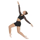 Женская высокая талия Мода лайкра спандекс для тренировок гимнастические шорты