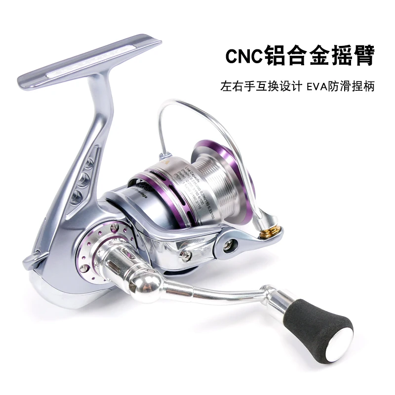 

ECOODA CS 1500 2000 2500 Pre-loading Spinning Wheel Drag Power 6-10kg Saltwater Fishing Reel 5.1:1 Ratio 8+1BB Spinning Reel