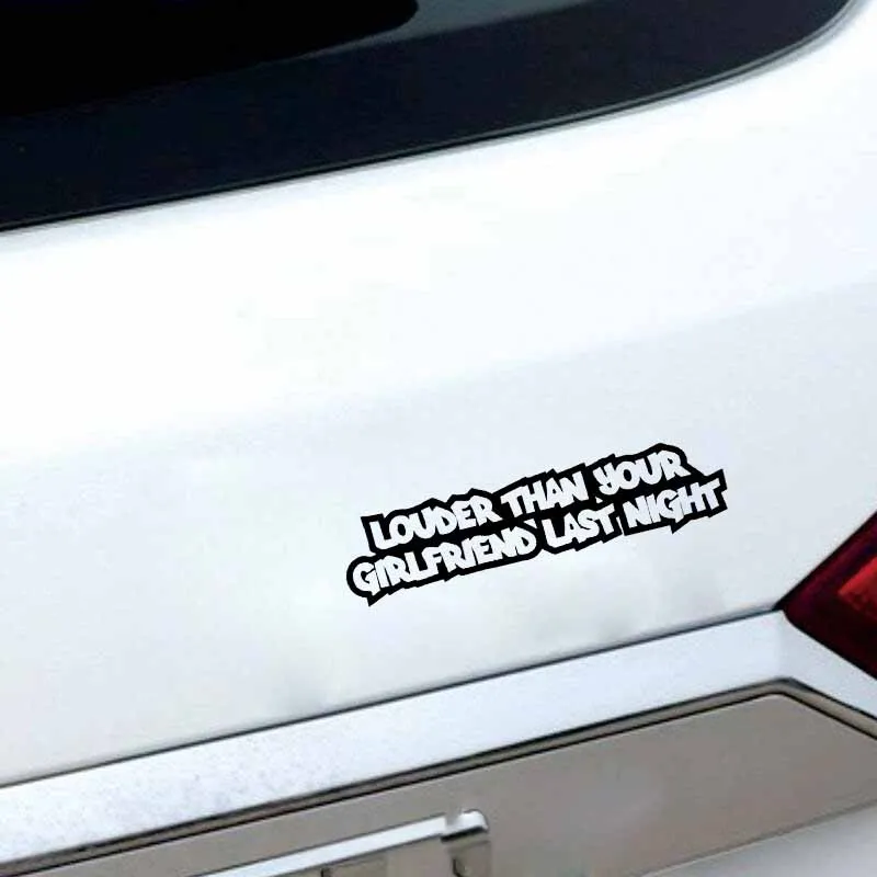 Лидер продаж новинка креативная Автомобильная наклейка громче чем ваша Подружка