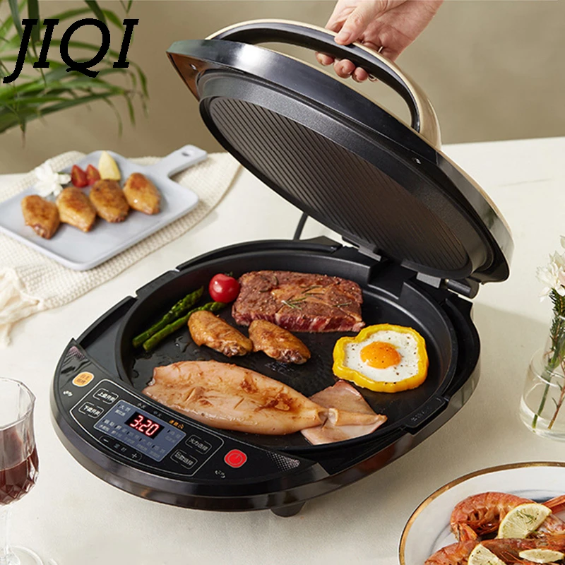 JIQI автоматическая машина для приготовления Блинов с двойным нагревом бытовая