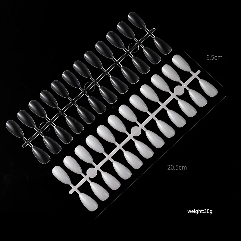 Накладные ногти 24 шт./компл. модные длинные однотонные накладные инструменты для