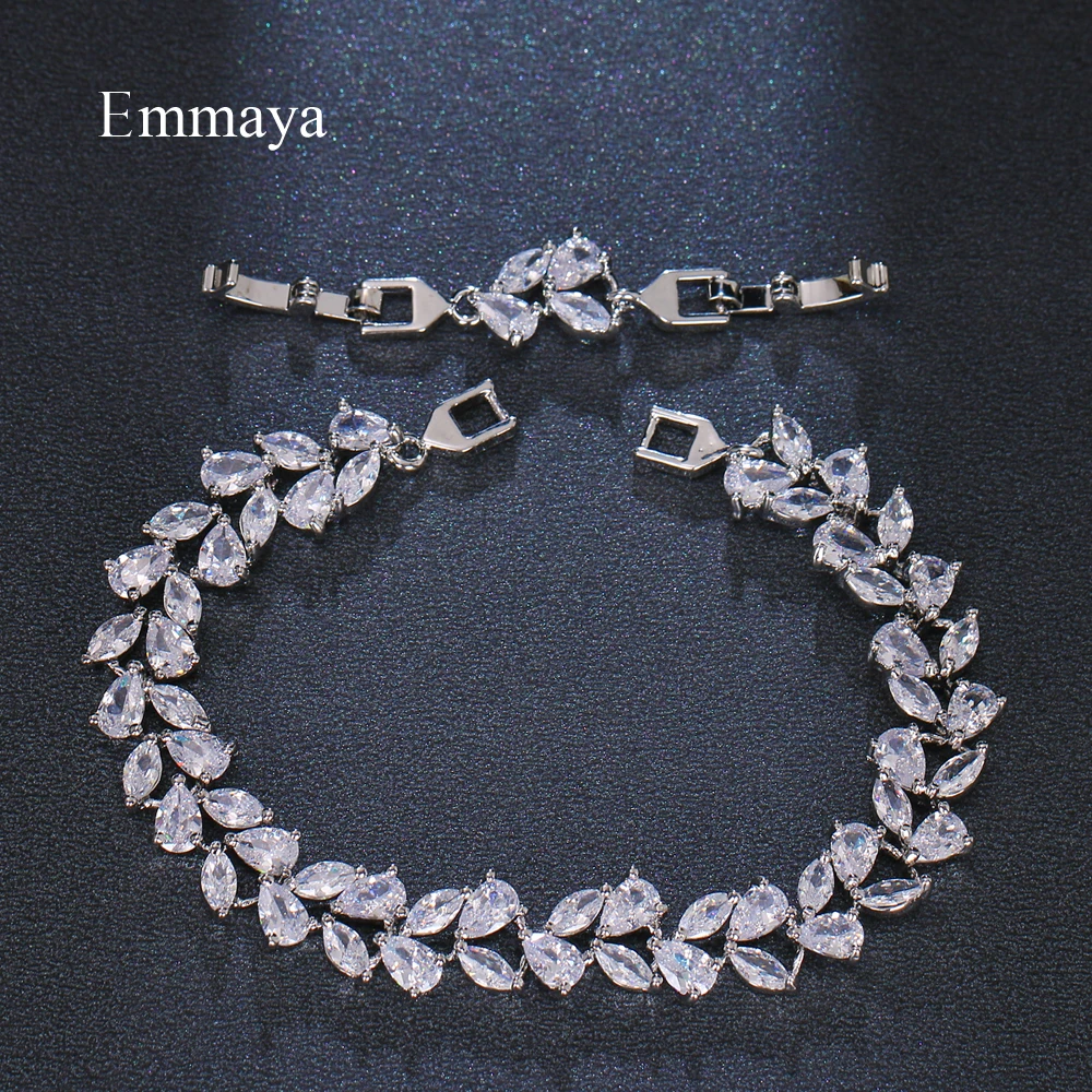 EMMAYA 2020 модные ювелирные изделия Три цвета высокое качество браслет с кубическим