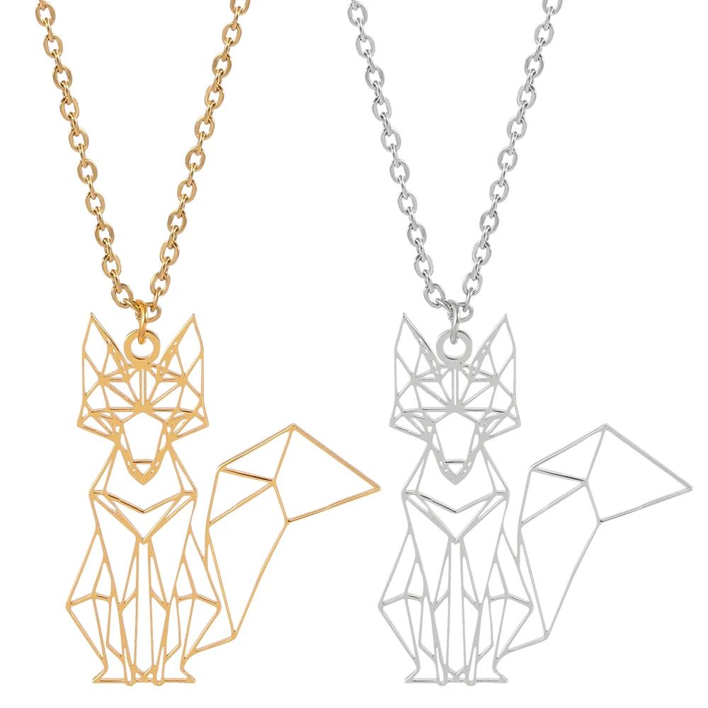 Оригами лиса Воющий волк слон Полярный Медведь Кролик Животное подвеска