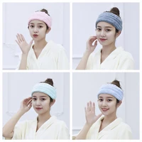 headband makeup bath spa elastic wash soft women shower fashion hair band