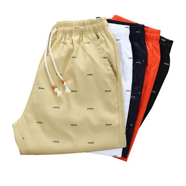 

Pure color shorts men's summer Korean casual five-point pants loose cropped pants middle pants sports pants