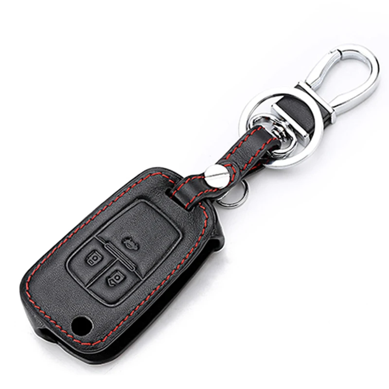 Кожаный чехол с откидной крышкой для ключа Chevrolet Cruze Aveo Buick Vauxhall Opel Insignia Astra J Zafira C
