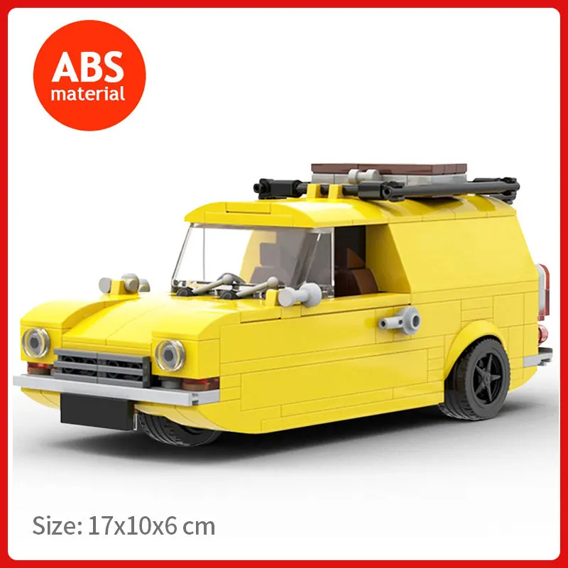 

DIY Bricks Car Model Famous In TV Only Fools and Horses high-tech Stunt Vehicle MOC Building Blocks Kids Toys Children Idea Gift