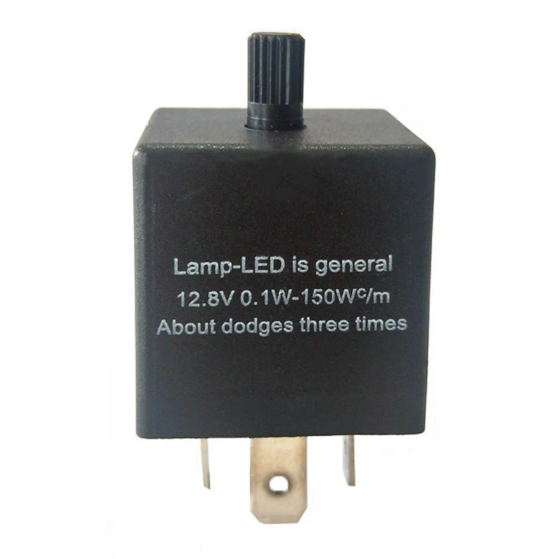 Universal 12V 3pins Car Motorcycle LED Flasher Relay Electronic Adjustable Freauency Turn Signal Light Blinker | Автомобили и