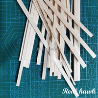 25 pcs 250 mm length 1 mm thickness width 2345 mm aaa balsa wood sticks strips for airplaneboat model diy