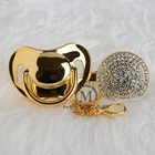 Золотистая Соска-пустышка MIYOCAR с уникальным дизайном для детей, сертификат SGS, безопасная и уникальная а8