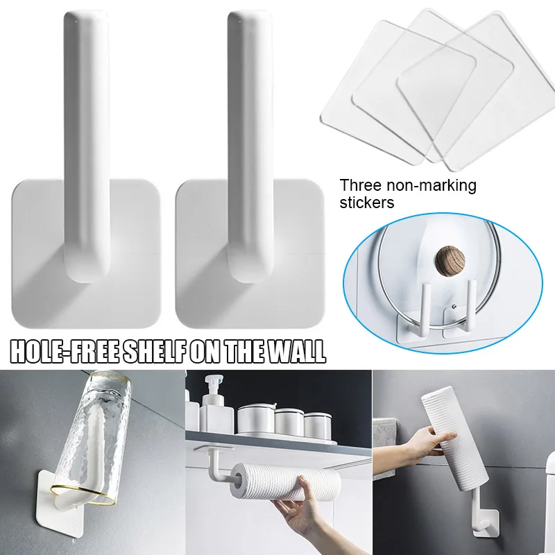 N бумажный держатель для полотенец 2/6 шт. клей рулон настенное крепление