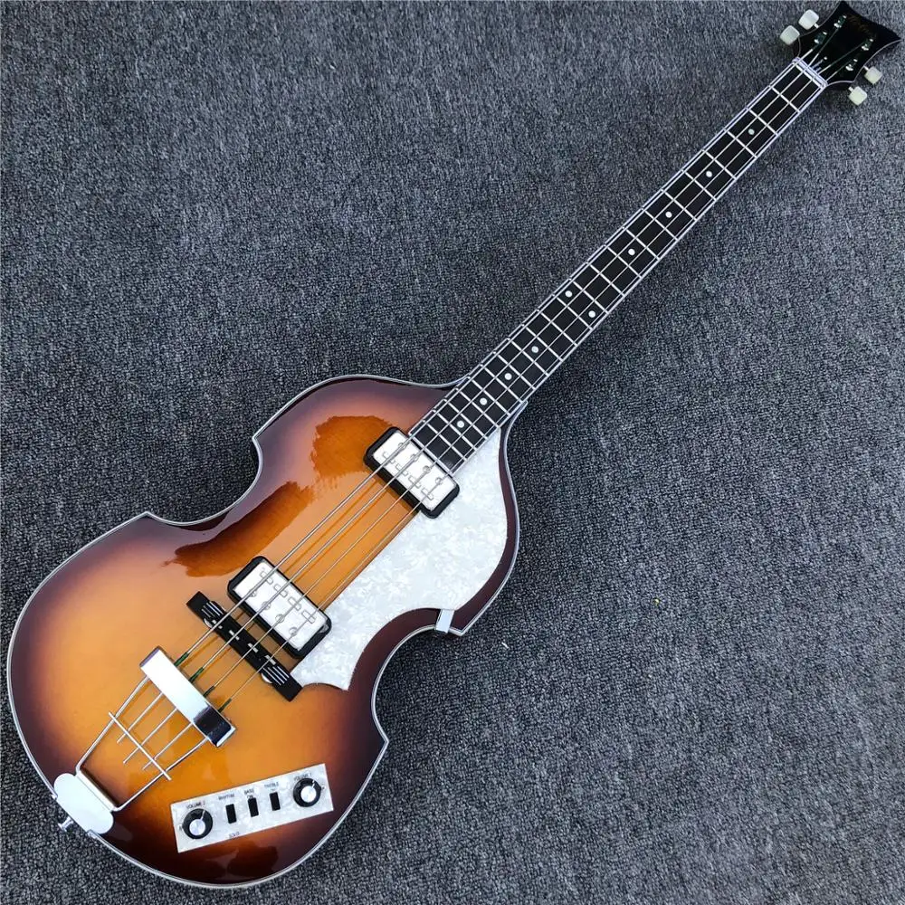 Sunburst Hofner 4 струны бас гитара скрипка BB2 значок серии табак burst Винтаж CT
