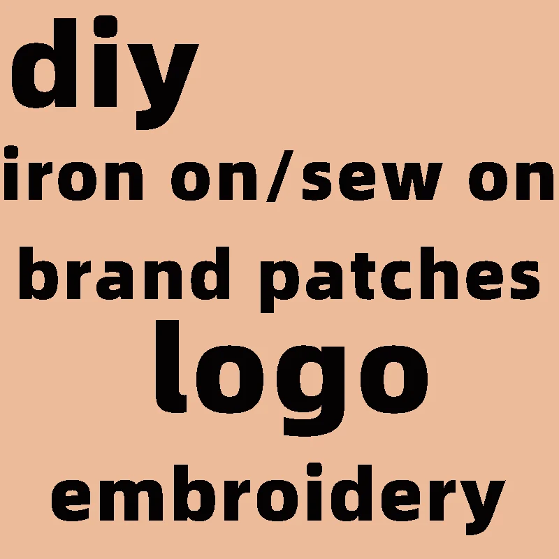 

Brand Logo Fashion Fish Iron on Patches for Clothes Stripes Appliques Embroidery Appliques Sew on Clothes Badges Stickers