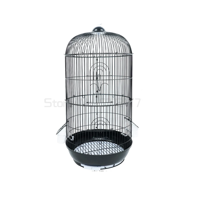 

roundness birdcage The parrot cage large size luxury villa white birdcage cockatiel peony myna mannikin Pearl bird birdie cage