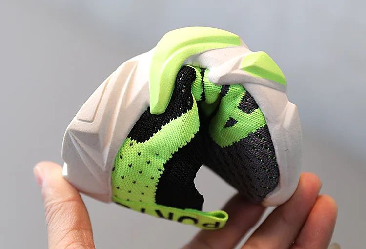 

Children's Flying Woven Breathable Sports Shoes Spring and Autumn Boys Socks Shoes Baby Soft-soled Toddler Breathable Shoes