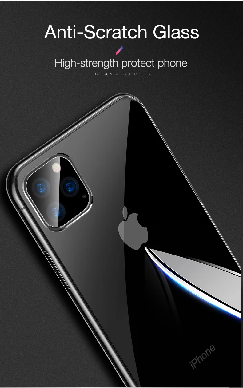 Ультратонкий Прозрачный мягкий ТПУ чехол для iPhone 11 Pro XR XS Max X 7 8 6 6s Plus 5 5S 5c SE 4 4S прозрачный защитный силиконовый чехол