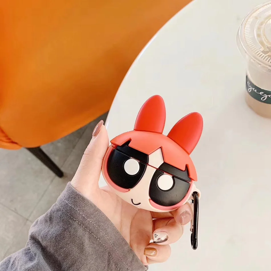 flying girl Для AirPods Pro Чехол 3D Милый Забавный инопланетянин кавайный мультяшный чехол для наушников для AirPods 3 Мягкий защитный чехол с крючок карабина - Цвет: flying girl