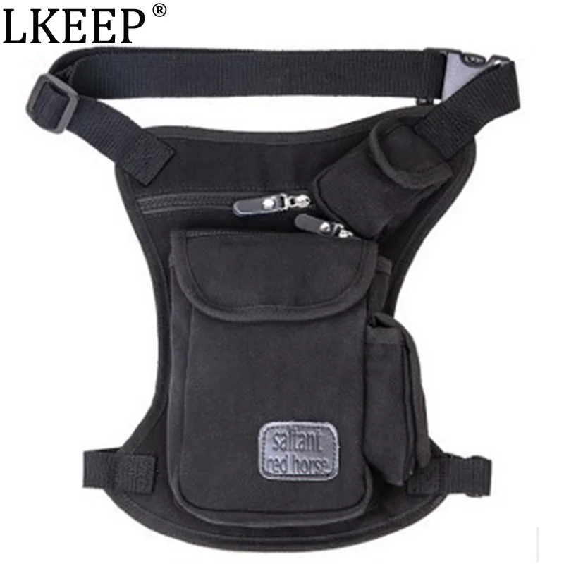 Мужская поясная сумка холщовая мессенджер сумки через плечо для мотоциклистов