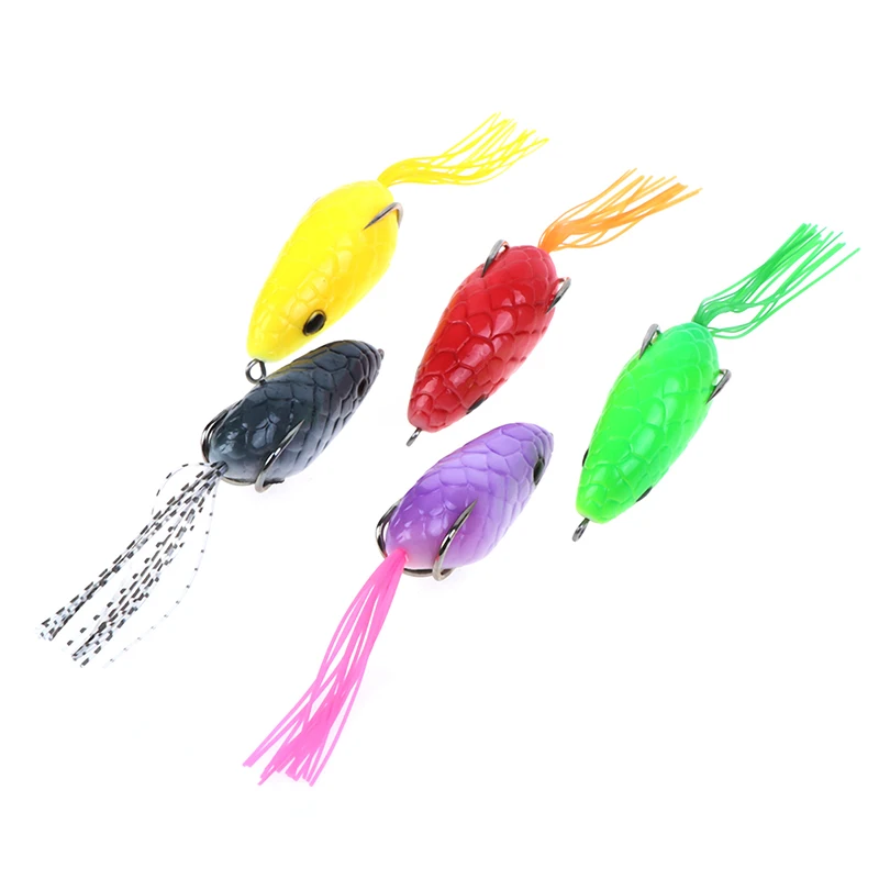 1 шт./уличная зимняя рыболовная приманка с головой змеи Thunder Frog Мягкая 12 см/10 г