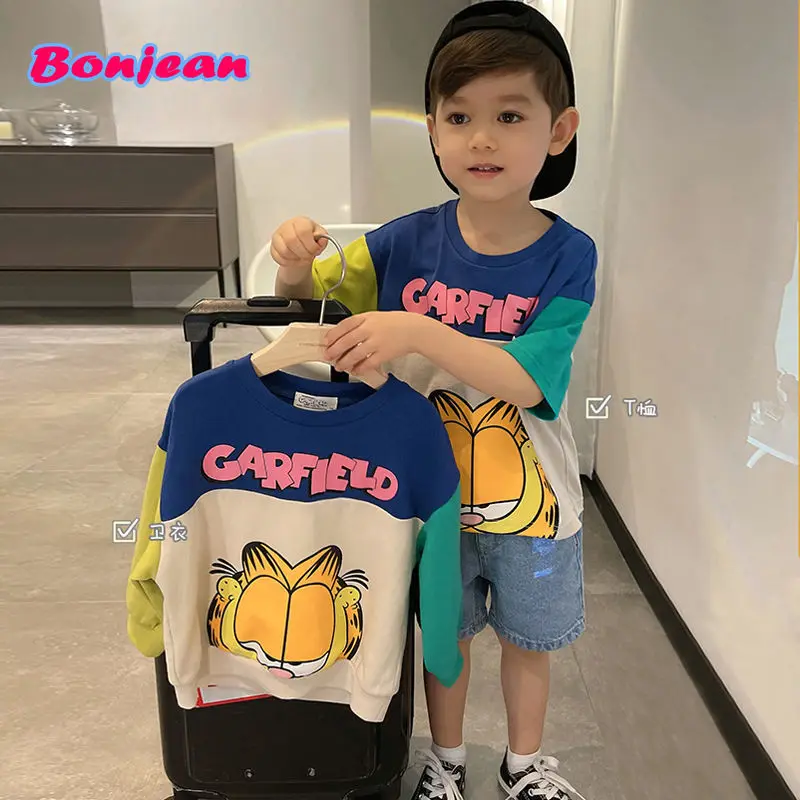 1-7Y Kids Boys T-shirt New Garfield Design Baby Cotton Tops Summer Clothing Toddler Fashion T-shirt Cute Children Play Clothes
1-7Y Kids Boys T-shirt New Garfield Design Baby Cotton Tops Summer Clothing Toddler Fashion T-shirt Cute Children Play Clothes