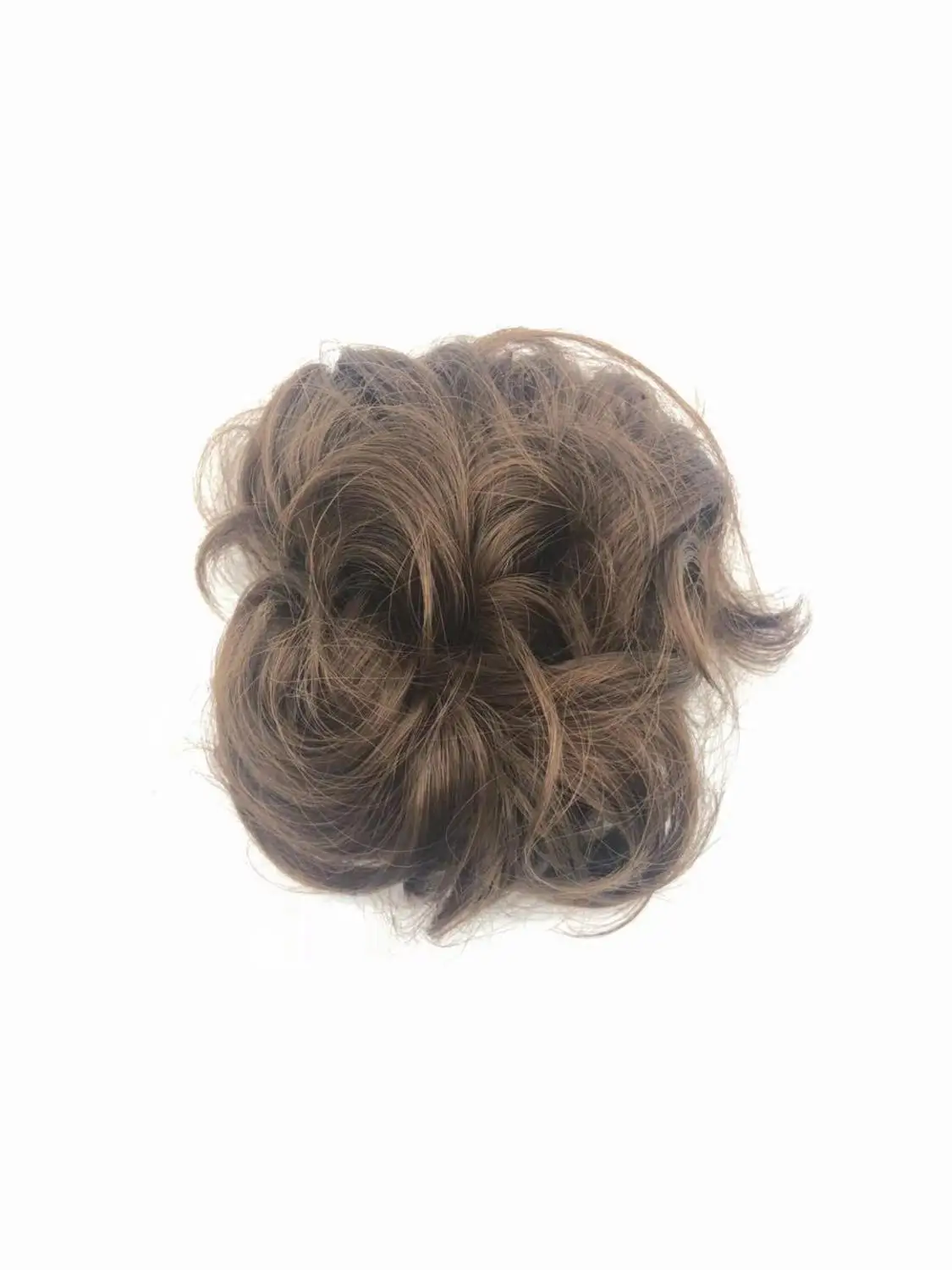 light brown messi резиночки для резиночки для волос Грязный пучок для волос шиньон волосы булочка пушистые волосы лента веревка синтетические волосы для наращивания braiders Парик Инструменты для укладки грязный кудрявый пучок - Цвет: light brown