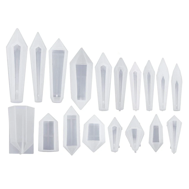 

38-Piece Pendulum Pendant Epoxy Mold Jewelry Accessories Set Crystal Resin Epoxy Silicone Mold Combination