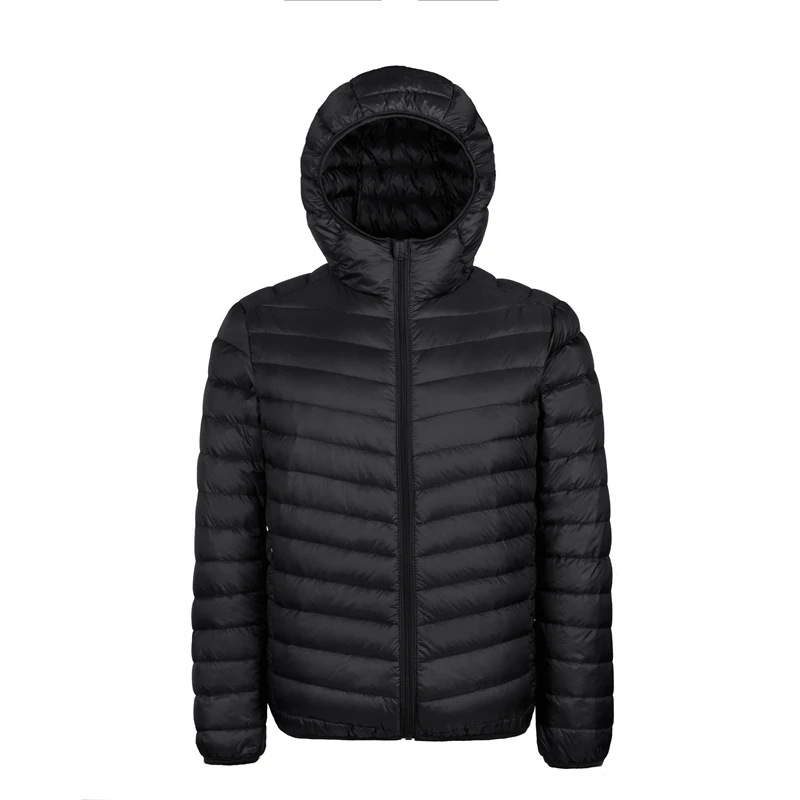 

Plus Size 11XL 10XL 9XL Men's Lightweight Water-Resistant Packable Hooded Puffer Jacket