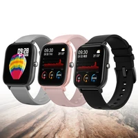 2021 new smart watch women fitness tracker weather blood pressure heart rate monitor full touch screen suitable for android ios