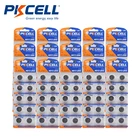 Щелочные батарейки PKCELL AG13 LR44, 150 шт., Таблеточные батарейки, аналог G13 LR44 A76 76A 357 SR44W, для часового калькулятора