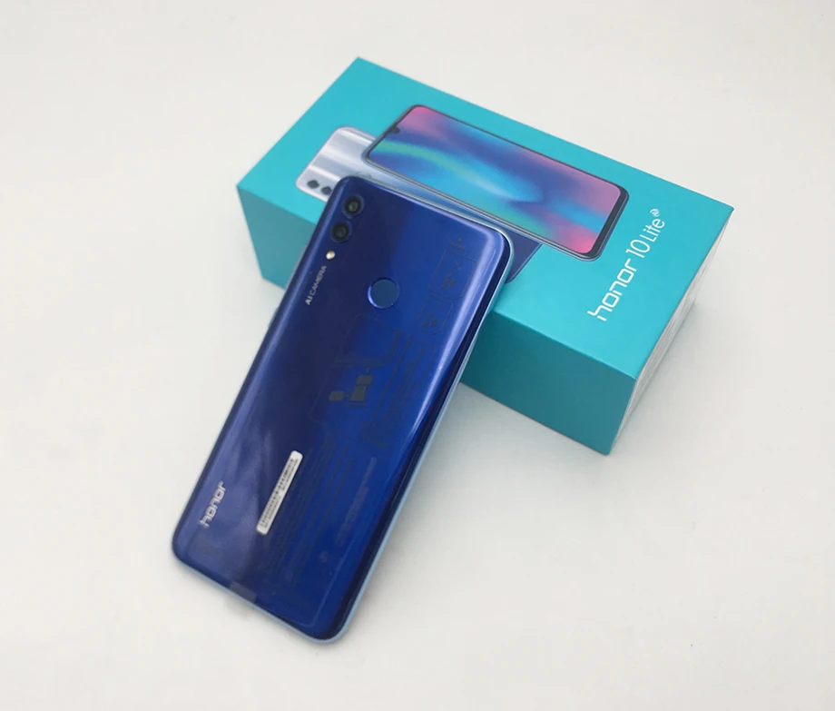 Huawei Honor 10 Lite мобильный телефон Восьмиядерный 6,21 ''3400 mAh аккумулятор 24MP фронтальная камера 64 Гб rom многоязычный отпечаток пальца NFC