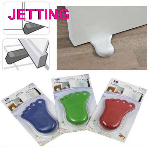 

1PCS Random Color Finger Safety Door Stop Stopper Doorstop Feet doorstop Home Decor