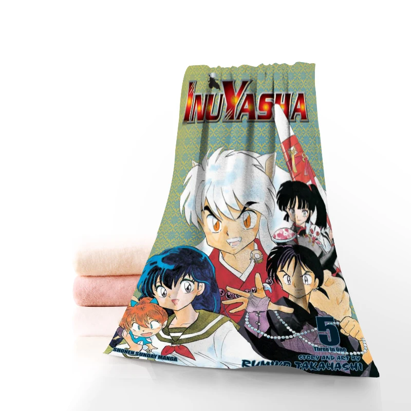 

Новое поступление, Аниме Полотенце Inuyasha s из микрофибры, популярное полотенце для лица/банное полотенце большого размера, полотенце для ван...